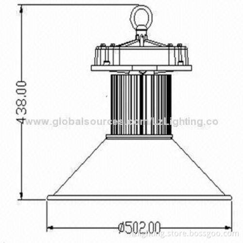 LED high bay light, 2*60W